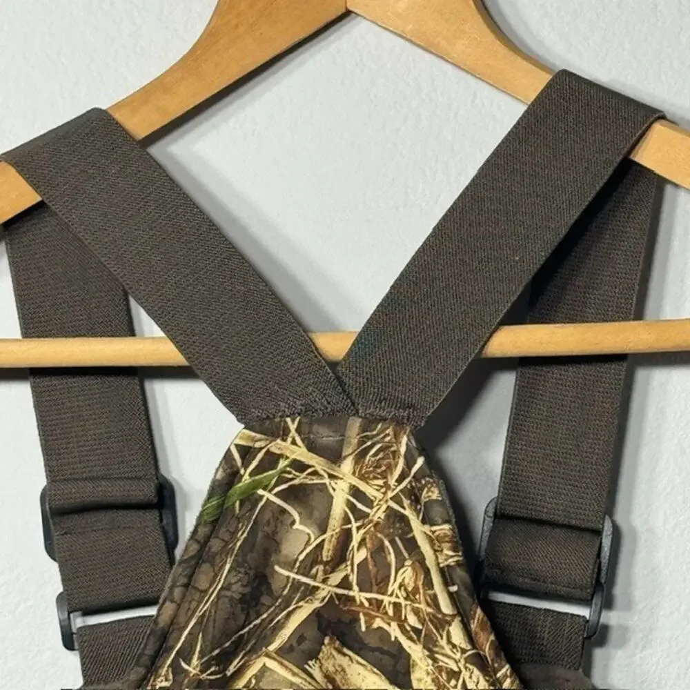 Magellan Youth Small Realtree Max-5 Camo Hunting Bibs Insulated Waterproof